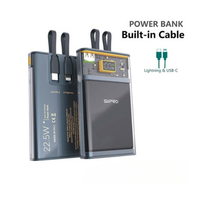 Power Bank Built in Cable 5.0A 10000mAh